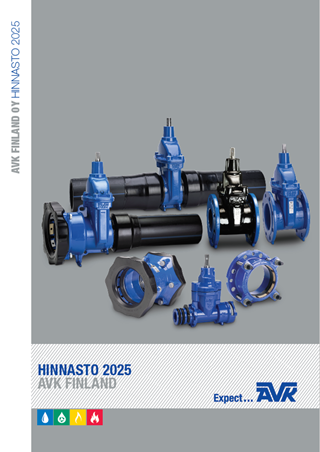 AVK Finland hinnasto 2025